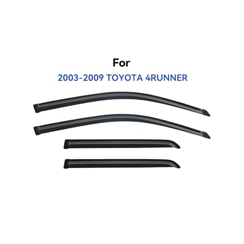 Window Visors Rain Guards for 2003 (2003-2009 Toyota 4Runner)