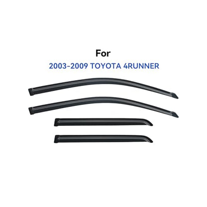Window Visors Rain Guards for 2003 (2003-2009 Toyota 4Runner)