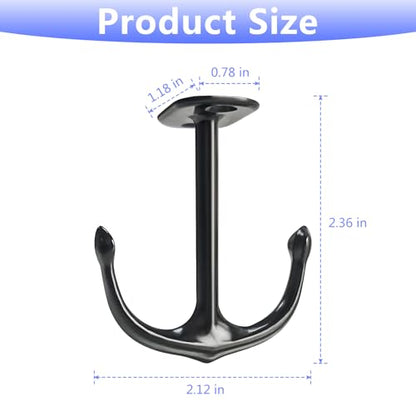 Anchor Two Prong Ceiling Hook for Closet Top Bathroom Kitchen Cabinet Garage Pack of 8