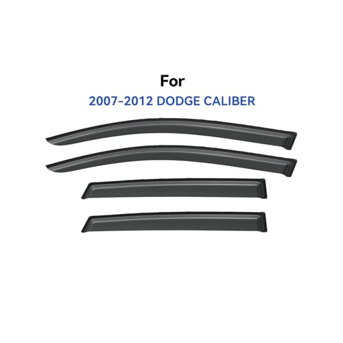 Window Visors Rain Guards for 2007 (2007-2012 Dodge Caliber)