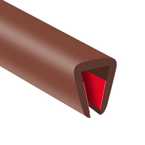 Rubber Edge Trim (Fit 5/16" - L20' / Brown)