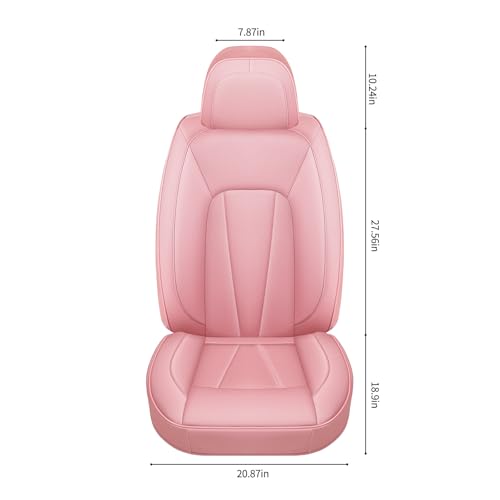 Cute Car Seat Covers (Front Pair / Pink)