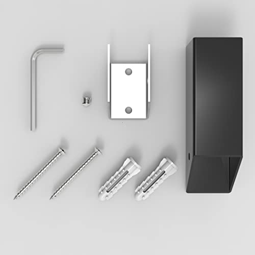 Black Towel Hooks (Black / 4 Pack)