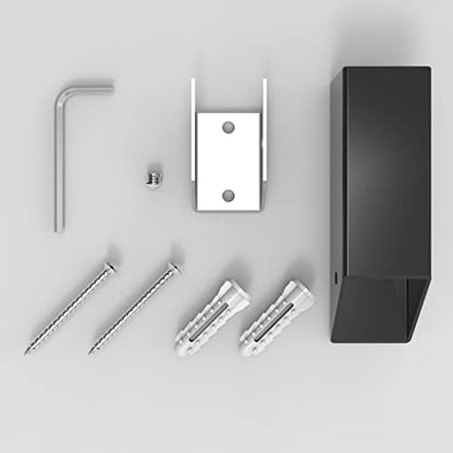 Black Towel Hooks (Black / 6 Pack)