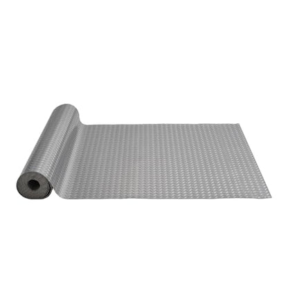 Floor Mat 13 x 4.9 FT PVC Flooring Roll (Silver / 13 x 4.9 FT)