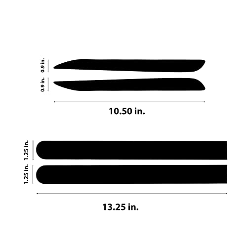 Tail Light Sidemarkers Rear Reflectors Lamp Precut Tint Kit Compatible with and Fits Kia Stinger GT (Side Reflectors & Tail Lights / Dark Smoke)