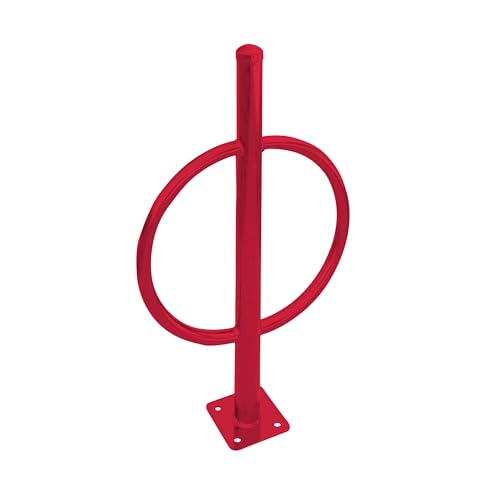Post and Ring Bike Rack (Red)