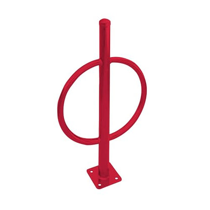 Post and Ring Bike Rack (Red)