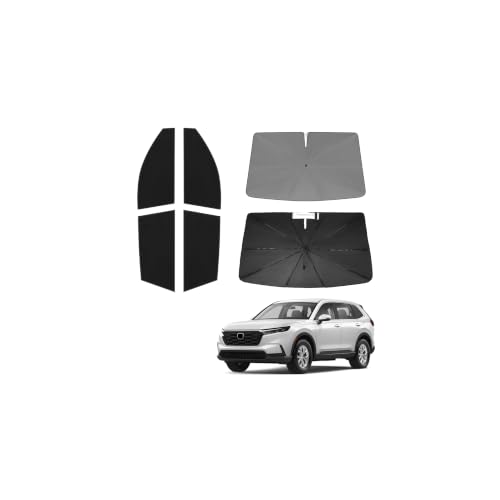 Windshield Sun Shade Umbrella for Honda CR (5-Piece Set | Fits Honda CRV 2023-2026)