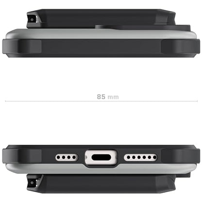 Exec Wallet Case for iPhone 15 Plus (iPhone 15 Plus / Gray)
