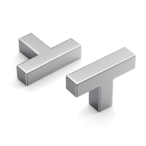 10 Pack Brushed Nickel Cabinet Knobs Single Hole Kitchen Handles (Brushed Nickel / single hole)