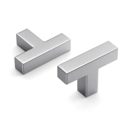 35 Pack Brushed Nickel Cabinet Knobs Silver Kitchen Drawer Knobs (Brushed Nickel / single hole)