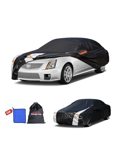 Cadillac CTS Car Cover 100% Waterproof All Weather (Custom fit Cadillac CTS / Sedan car cover)