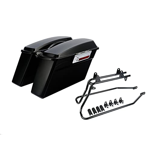 Motorcycle Saddle Bags W (Matte Black)