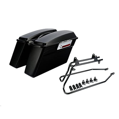 Motorcycle Saddle Bags W (Matte Black)