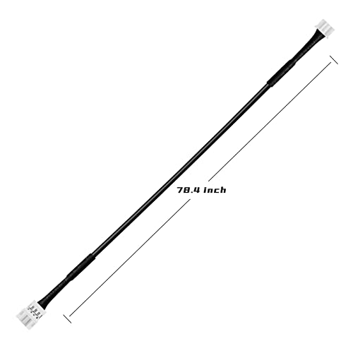Acrylic Interior Car LED Strip Light Extension Wire 78.7inch (Dreamcolor & RGB Extension Cord - 78.7 inch)