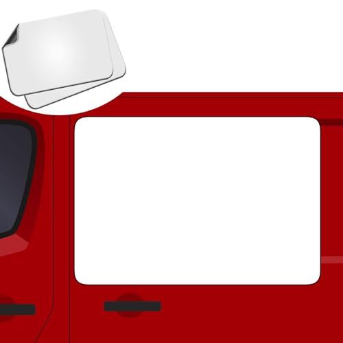 2 Pack Blank Car Door Magnet Sticker (36x24 inch White (2 PACK) / White)