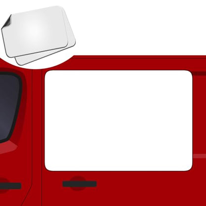 2 Pack Blank Car Door Magnet Sticker (36x24 inch White (2 PACK) / White)