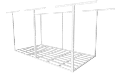 3x6 Garage Storage Overhead Rack Organization (White / 3*6 FT - 1 Pc)