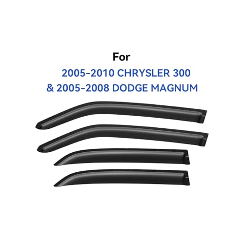Window Visors Rain Guards for 2005 (2005-2010 Chrysler 300)