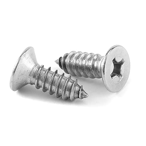 4 x 1 2" Wood Screw 100Pcs 18 (#4 x 1/2")