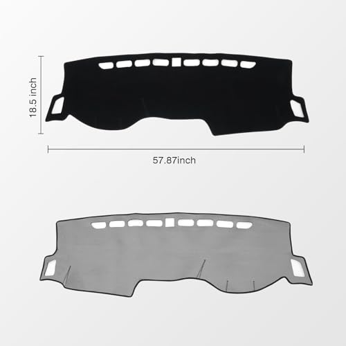 Black Dash Cover for Kia Forte (Forte 19-24(black))