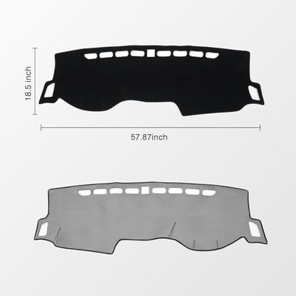 Black Dash Cover for Kia Forte (Forte 19-24(black))