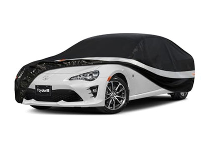 10 Layers Car Cover Custom Fit for Subaru BRZ (Black Gray / Custom Fit for Subaru BRZ/Toyota 86)