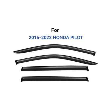 Window Visors Rain Guards for 2016 (2016-2022 Honda Pilot)