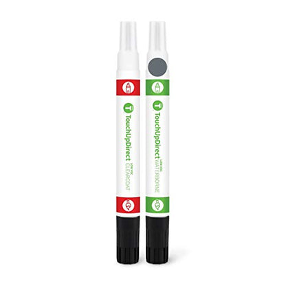 1F9 Slate Metallic Compatible with Toyota Exact Match Touch Up Paint Combo (Combo - Essential Kit / Slate Metallic)