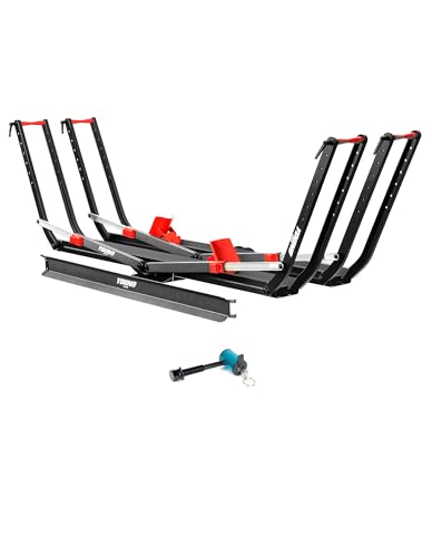 Bike Rack Hitch Mount (Tire Clamp 2-Bike Rack with Ramp)