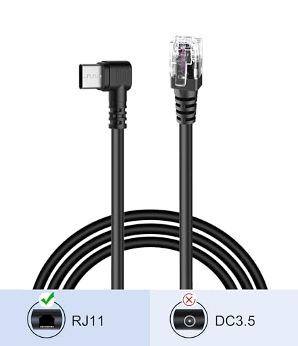 Type C to RJ11 Radar Cable for Escort (RJ11-3M)