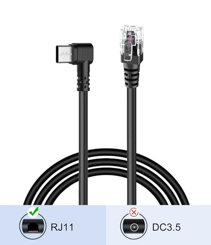 Type C to RJ11 Radar Cable for Escort (RJ11-3M)