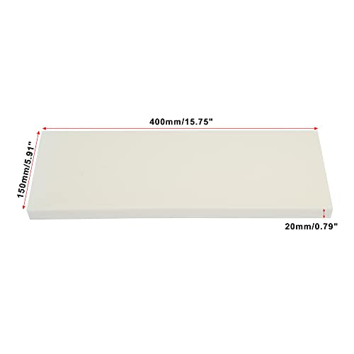 400x150x20mm 4pcs Car Garage Wall Guard Door Bumper Protector Anti Collision Waterproof White (400*150*15mm)