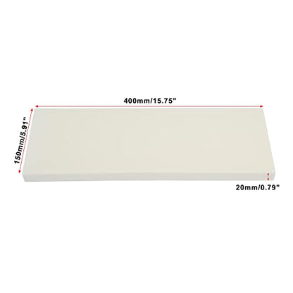 400x150x20mm 4pcs Car Garage Wall Guard Door Bumper Protector Anti Collision Waterproof White (400*150*15mm)