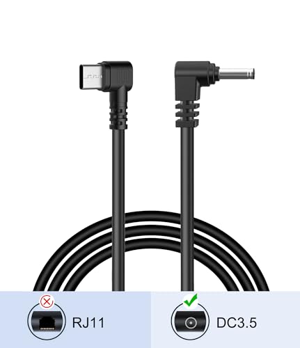 Type C to DC3.5 Radar Detector Cable for Escort (DC3.5-1M)