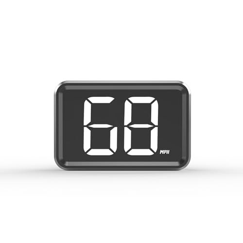 GPS Digital Speed Meter with MPH (x1 white)