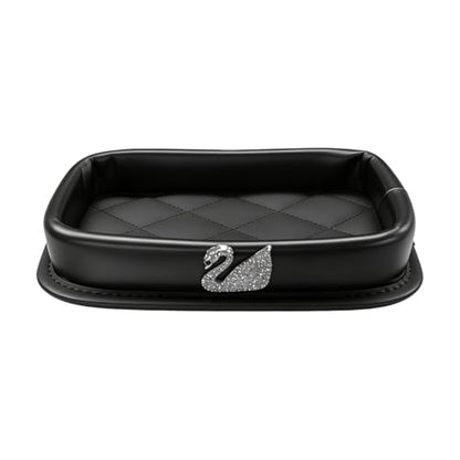 Bling Swan Car Dashboard Storage Tray (Swan)
