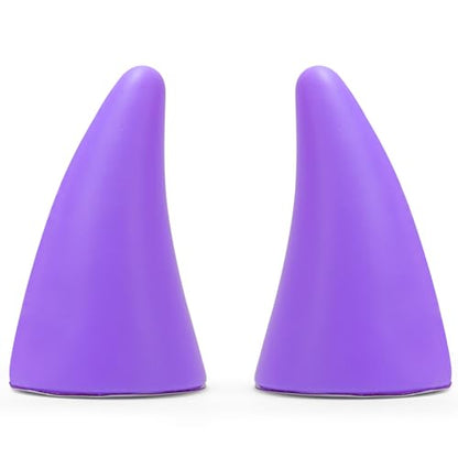 Car Roof Decoration 3D Devil Horn Stickers (Fashion Purple)