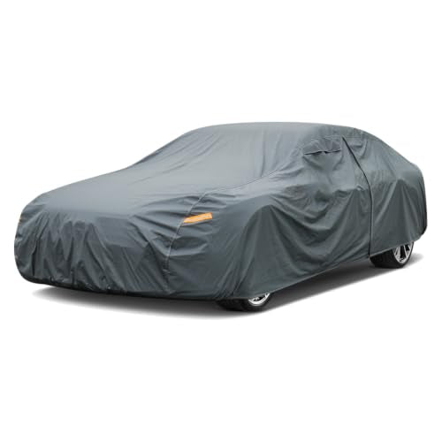 16 Layers Car Cover Waterproof All Weather for Coupe Heavy Duty (0 Coupe Car Cover / 0 Fit Coupe Length 196-202 inch)
