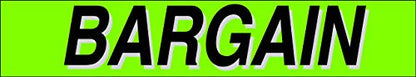 Ez line Vinyl Windshield Stickers 3 Dozen 15 Inch Chartreuse Slogan Dealership Pro Pack for Car Lots (EZ115-Pack2)