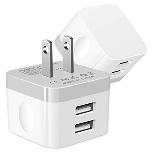 Dual USB Wall Charger (white#)