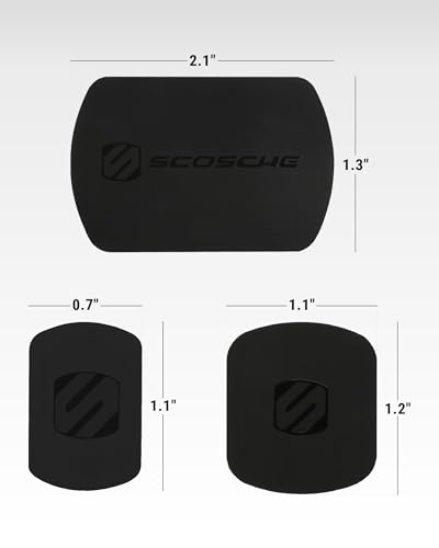 MRK2PK UB MagicMount Replacement Metal Plate Kit for Phone (Original / 6 Plates / Black)