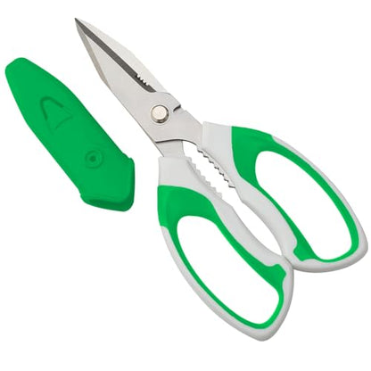 Utility Scissors All Purpose heavy duty 8 (Green)