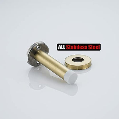 Door Stopper Gold (4 Pack / Gold & White Tip)