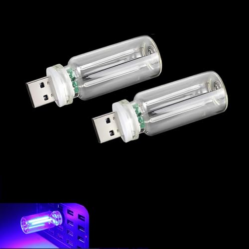 2PCS USB Night Light Bulb (Blue)