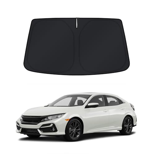 Windshield Sun Shade for Honda Civic 2016 2017 2018 2019 2020 2021 Window Accessories Shade Sun Visor Cover Foldable Block UV Rays (For Honda Civic 2016‑2021)