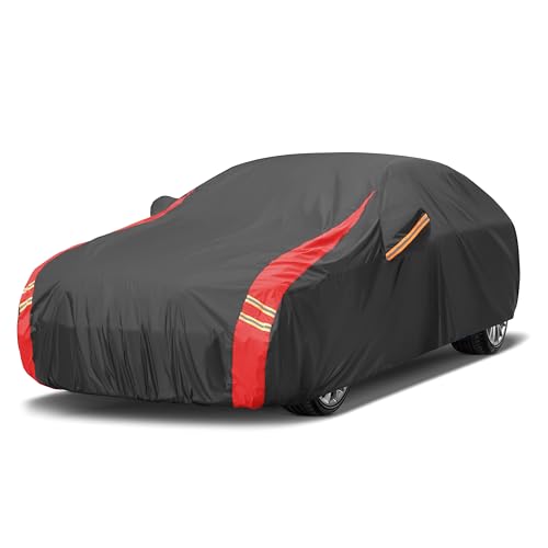 Waterproof All Weather Full Exterior Cover Rain Snow UV Protection Cover (Custom Fit Toyota Corolla, Honda Civic / 5 Custom Car Cover)
