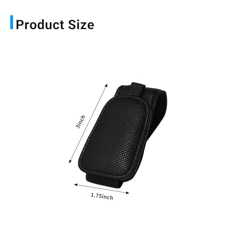 2 Packs Magnetic Sunglass Holder for Car Visor (Black / 2pcs)