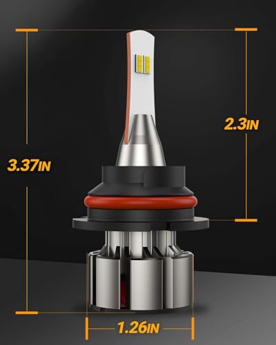 9004 Bulbs 36000LM Brighter (White / 9004)